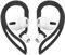 Ear Hooks Compatible with AirPods 3rd Generation [Multi-Dimensional Adjustable] YINVA Accessories Compatible with AirPods Pro AirPods 3 2 1 Gen(Black)