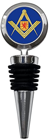 Scottish Masons Wine Bottle Stopper