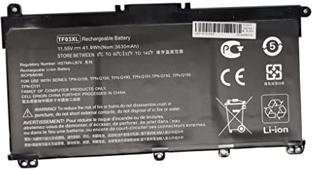 TF03XL 920070-855 920046-421 Akku für HP Pavilion X360, TF03041XL Akku-Ersatz für HP Laptop 14-CD 14M-CD 15-CC 17-AR Serie 14M-CD0003DX 15-CC563ST 15-CC023CL 17-AR050WM HSTNN-UB7J