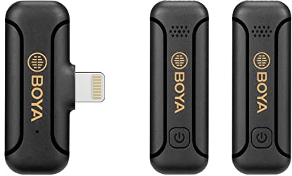 Boya 2.4 GHz Tie pin Microphone Wireless BY-WM3T2-D2 for iOS