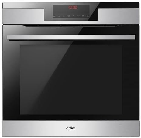 Amica ED57521OPX - Four encastrable - Pyrolyse - 77 litres - 3600 W - Classe A+ - Noir/Acier inoxydable