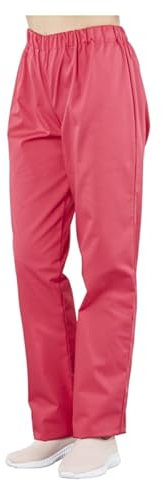 Hurry Jump Label Blouse Pantalon médical Mixte Homme Femme Sergé 210 gramme Couleurs Fushia Tailles élastiquée Lavage Machine 90 degrés ou Industriel T3-44/46