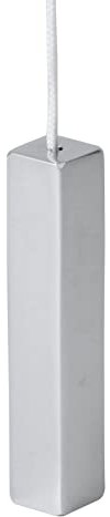 Harrington Marley Chrome Finish Light Cord Pull Weight | Puller Chrome Finish Square | Mordern & Clean Style Blind Bathroom Weight