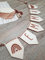 Girlande | Wimpelkette Kinderzimmer mit Namen | Bastelset | Made in Germany | personalisiertes Kinderzimmerdeko | schöne Wanddeko Kinderzimmer, Geschenk zur Geburt, Taufe