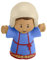 Ersatzteil für Fisher-Price Little-People Weihnachtskrippe Spielset – HPP89 ~ Ersatz Mutter Maria Figur