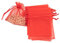 Wambere 100 Stück Organzabeutel Organzasäckchen Geschenkbeutel Kordelzugtaschen Geschenktasche Süßigkeitentüten Schmuckbeutel für Hochzeit Geburtstag Festivalparty Geschenkverpackung,Rot,17x23cm