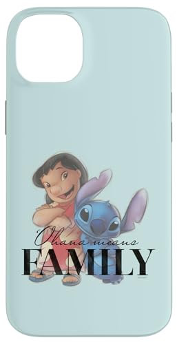 iPhone 14 Plus Disney 100 Anniversary Lilo & Stitch D100 Quote ‘Ohana Case