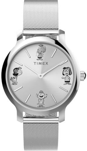 Timex Damen Analog Armbanduhr Peanuts Transcend