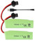 Pinsinholy 3.7V 500mAh 1S Li-ion Battery with SM-2P Rechargeable High Capacity Batteries with 2 USB Charger Fit for RC Cars RC Boat RC Truck RC Stunt Car