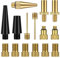 ZUOQIANG 15 Pack Bicycle Valve Adapter Kit,Bike Valve Adapter DV/AV/SV,with Ball Pump/Air Pump/Compressor Adapter Bicycle Valve Adapter Tire Valve Cap，Valve Converter Set for Balls/Bikes
