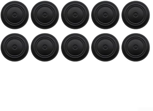 10 Silikon-Wippgriffe für Nintendo Switch Joy Con, komfortables und zuverlässiges Gaming-Zubehör (schwarz)