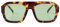 Laurinny Trendy Quadratische Sonnenbrille für Frauen Retro 70er Piloten Sonnenbrille for Damen Herren Klassische Pilotenbrille(Schildpattrahmen/grüne Gläser)