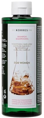 KORRES Cystine & Glycoproteins Shampoo für Damen, Anti-Hair Loss Shampoo, paraben- und silikonfrei, 400 ml