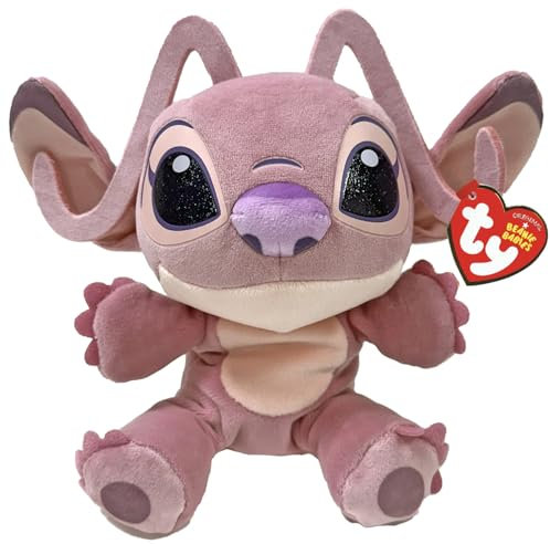 TY Angel Beanie Babies 15CM – Bekannt aus dem Film, Weiches Plüschtier, Sammlerstück und Kuscheltier für Kinder