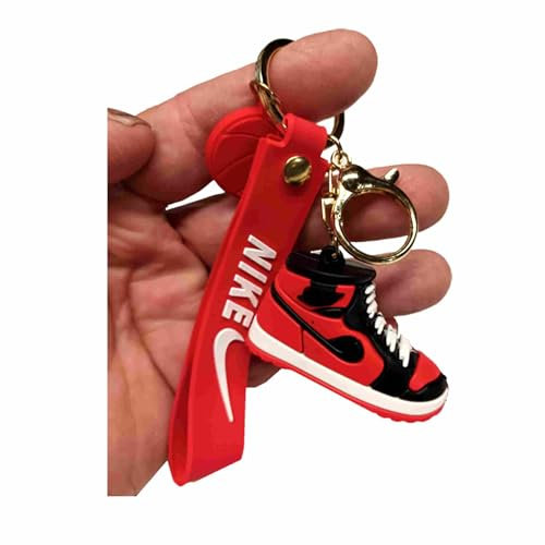 BB ANGELL PORTE CLÉS 3D SÉRIE basket dragone Petit Budget Ornements dans Sachet SCELLÉ (rouge et noir)