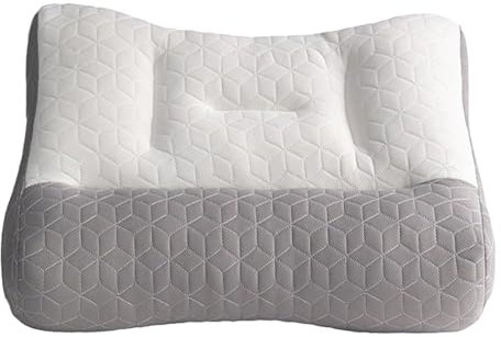 Schlafapnoe-Kissen, orthopädisches Nacken-Traktionskissen für tiefen Schlaf, Unterstützung für Nacken und Schultern, bequem und atmungsaktiv, ideal zur Linderung von Schlafapnoe