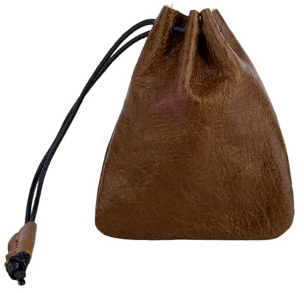 Leather Drawstring Pouch