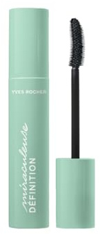 Yves Rocher Miraculeuse Définition - Mascara Schwarz - 7,8 ml | Volumen & Länge für einen intensiven Blick - 85% natürliche Formel - Doppelter Öffnungseffekt, sanft zu empfindlichen Augen