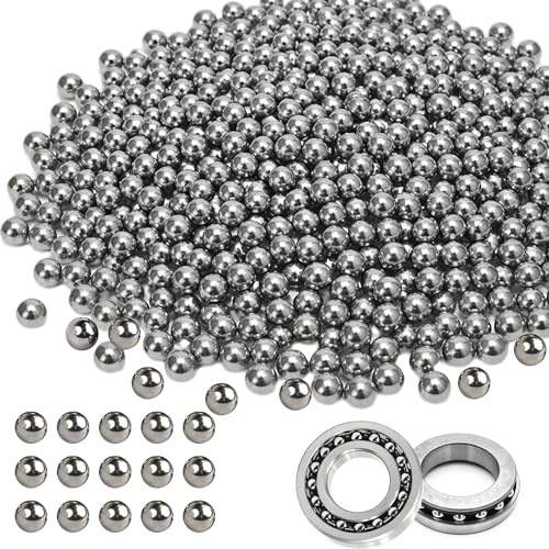 300PCS Steel Ball Bearings 8mm Ball Bearings | Round Polished Precision Carbon Steel Balls