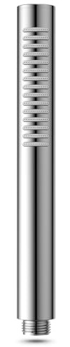 FEELSO Handheld Shower Head with Self-Cleaning Silicone Nozzles, Silver | High Pressure Water Saving Shower Head for Low Water Pressure, Universal Pencil Showerhead with G1/2 Connector