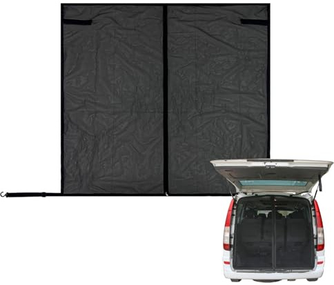 Auto Heckklappen-Insektenschutz – 58,27 x 56,69 Zoll Magnetisches SUV Netz | Atmungsaktives Camping für Van & LKW | Schutzgitter für Overlanding & Reisen