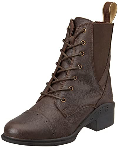 Rhinegold Indiana - Stivale da donna, con lacci, colore: Marrone