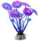 Künstliche Wasser Pflanzen Gras Aquarium Aquarium Deko Fake Pflanzen Ornament, plastik, #1 Purple, #1 Purple