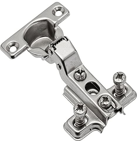 Mprofi MT® 4er Set Scharniere für Schranktüren - MiniSchrankscharniere Ø 26 mm - Küchenschrank Scharniere - Schranktür Scharnier - Schrank und Möbelscharniere - Topfscharnier Mittelanschlag PM/P/4