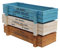 Manyo - Macetero exterior de madera, rectangular para balcones y plantas de exterior y de interior, 22,61 cm x 8,41 cm x 4,50 cm