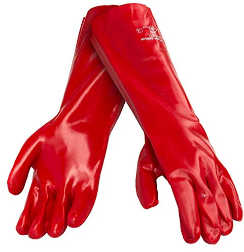stronghand Dicke Gummihandschuhe aus PVC - 60 cm lang