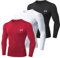 MEETYOO Herren U6t Shirt, Schwarz + Weiß + Rot, L EU