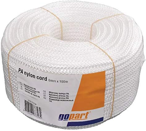 Corda in Nylon 6mm x 100 metri carico 4,04 kN GOPART