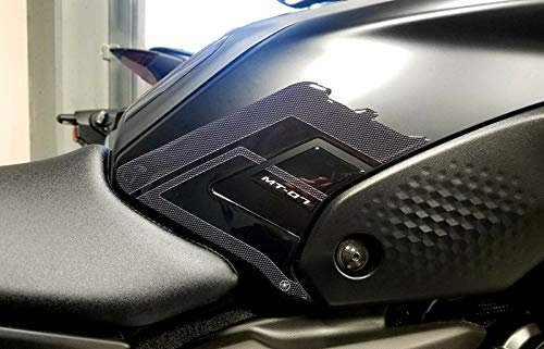 labelbike - 3D Harz Aufkleber Dekorationen und Seitenschutz für Motorradtanks kompatibel mit Yamaha MT-07 von 2021-2024