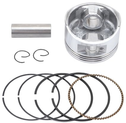 WOOSTAR 57,4mm Kit de Segments de Piston Remplacement pour GY6 150cc 157QMJ Moteur Sunl Chinois ATV Quad Go Kart Cyclomoteur Scooter