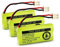 VANBOW BT183342/BT283342 2.4V 800mAh Ni-MH Battery Compatible with AT&T VTech Cordless Phone Batteries BT166342/BT266342 BT162342/BT262342 CS6709 CS6609 CS6509 CS6409 EL52100 EL50003 (Pack 3)