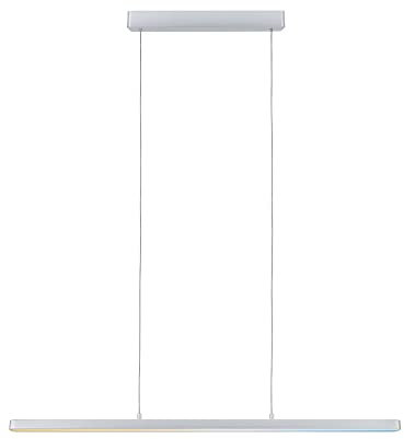 Paulmann 79902 LED Pendelleuchte Lento Smart Home Bluetooth incl. 1x43 W dimmbar Tunable White Chrom matt Aluminium, Kunststoff 2700 K