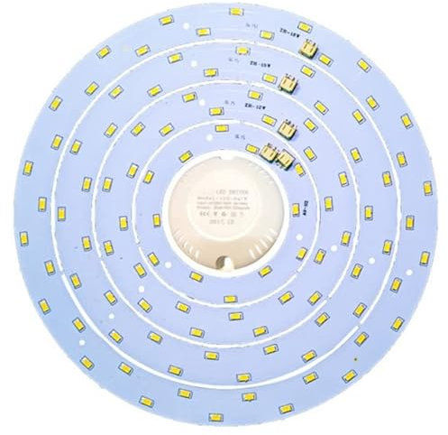 Placa de lámpara LED 6W 12W 15W 18W Panel LED en forma de círculo Placa de accesorios de iluminación de brillo de techo para bombilla LED Downlight (Color : 18W)