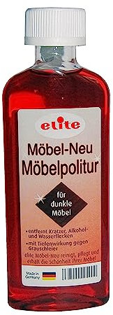 MÖBELPOLITUR 175ml für dunkle Möbel Politur Holzpolitur Holzpflege Möbelpflege Pflegemittel Holz 50 (für dunkle Möbel)