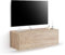 Mobili Fiver, Porta Tv sospeso Iacopo Con Cassetto, Quercia, 104 cmx42 cmx36 cm, Mobile Tv Sospeso Moderno per televisori fino a 43'', Made in Italy