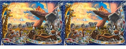 Ravensburger Puzzle 19747 Der König der Löwen 1000 Teile Disney Puzzle für Erwachsene und Kinder ab 14 Jahren (Packung mit 2)