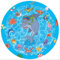 MULEVIP Splash Pad, 170cm Aspersor para Niños, Patrón De Animales Marinos Juegos Exterior Niños, PVC Juegos Piscina Aspersor para Niños Apto para Niños Y Mascotas De 3 A 6 Años