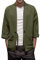 Beokeuioe Übergangsjacke Herren Klassisch Japan Kimono Haori Jacke Mäntel Langarm Stickerei Cardigan Herren Happi Jacke 3/4 Ärmel retro Hanbok Tang Anzug dünne Strickjacke