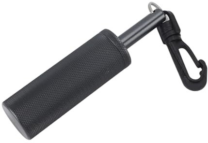 Jopwkuin Hochet de Plongée, Shaker sous-Marin en Alliage d'aluminium pour Les Activités de Plongée (Noir)