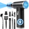 Soplador de polvo eléctrico, Air Duster, 110000 RPM, kit de limpieza para PC, portátil inalámbrico, jarra de aire portátil con cable USB y cepillo de limpieza, para ordenador, teclado, coche, casa de