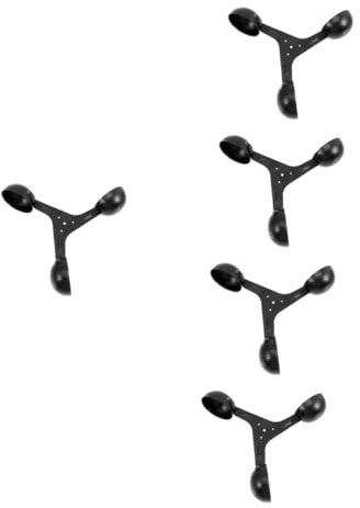 ORFOFE 5stücke Windmessung Anemometer Tasse Ersatzwindbecher Für Präzise Luftstrommessung Gewächshäusern Und Wetterstationen Design Robust Und Langlebig Ohne Basis