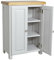 GROFurniture Cashmere Grey Shoe Storage Cabinet, Hallway Storage Unit, Oak Cupboard Organiser, Wooden Shoe Rack, Hallway or Living Room Furniture