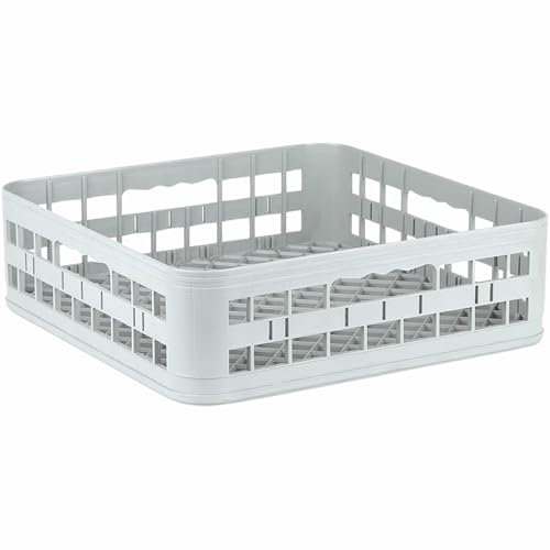 Cesta De Vasos 40x40x12 Cms - Ideal Para Lavavajillas Industrial Hosteleria, Cesta Lavavajillas Fabricado En Polipropileno, Apto Para Lavado En Lavavajillas Industriales, Cesto Lavavajillas Universal