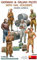 Miniart 49018 Set di figure in scala 1:48 piloti tedeschi/italiani (6) N.A. - riproduzione fedele, modellismo, kit in plastica, artigianato, hobby, incollaggio, model kit