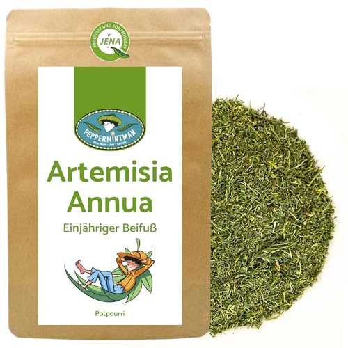Artemisia Annua Mandala, Artemisa anual, plantas madre con 1% de artemisinina, cultivo alemán, cosecha de mano, mejor calidad de PeppermintMan (500 g)