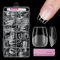 Venares Extra Kurze Nageltips für Gelnägel, 120 Stück Gel Nagel Tips Kurz 12 Größen Vollständige Abdeckung Weiche Gelspitzen Nagelspitzen Tips Nägel, Pre=buff Fingernail Extension Tips